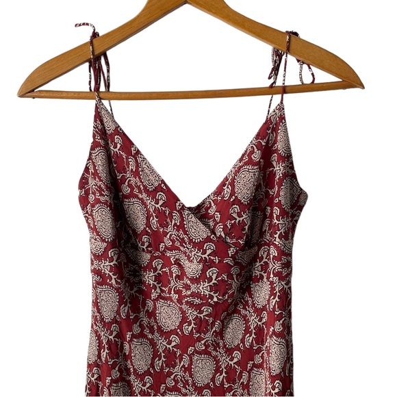 J. Crew 100% Silk Floral MIDI Slip Dress Size 4 - Picture 3 of 6